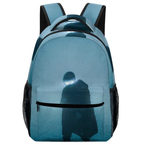 yanfind Children's Backpack  Light Fog Outdoors Silhouette  Dark Snow Winter Glasses Blending Preschool Nursery Travel Bag
