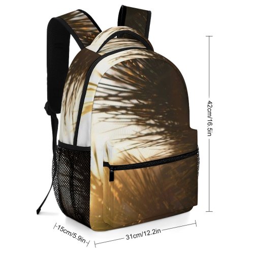 yanfind Children's Backpack  Sunlight Outdoors Light Sky  Charente Maritime France Tree Sunrise Sunny Summer Preschool Nursery Travel Bag