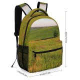 yanfind Children's Backpack Гвоздов Rural Countryside Mother Farm Pictures Grassland Outdoors Область Preschool Nursery Travel Bag
