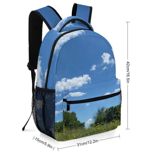 yanfind Children's Backpack Field Grassland Outdoors Countryside Farm Meadow Rural Wilmington United States Azure Sky Preschool Nursery Travel Bag
