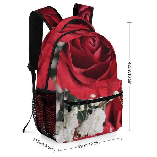 yanfind Children's Backpack  Flower Plant Rose Arrangement Bouquet Public Domain Preschool Nursery Travel Bag