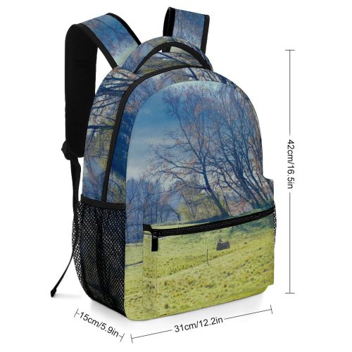 yanfind Children's Backpack Neu Field Tree York Mound Rural Plant Free Woodland Outdoors Schweiz Preschool Nursery Travel Bag