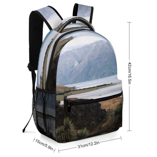 yanfind Children's Backpack Coast Natural Promontory Lake Sky  Summer Plant Free Agavaceae Ocean Preschool Nursery Travel Bag