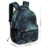 yanfind Children's Backpack Foliage Tree Winter Shining Branch Colours Season Botanical Pine Growing Preschool Nursery Travel Bag
