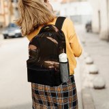 yanfind Children's Backpack Glass Electricity Dark Design Illuminated Lamp Lights Reflection Preschool Nursery Travel Bag