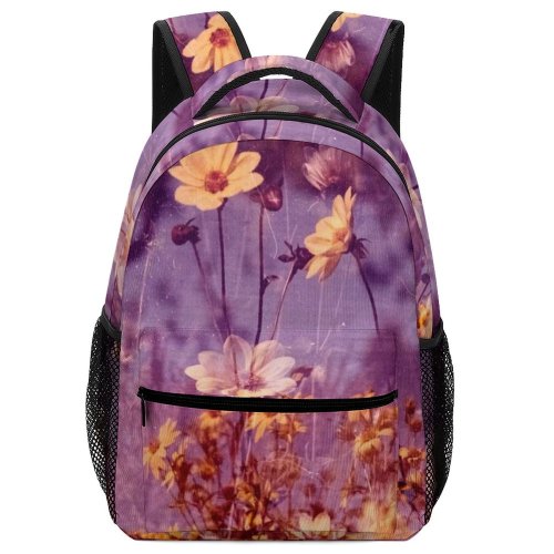 yanfind Children's Backpack Film Sunlight Plant Pictures Grey Tree Free Flower Petal Photo Maple Preschool Nursery Travel Bag