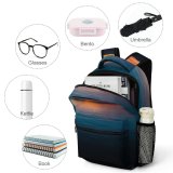 yanfind Children's Backpack Dawn Lake Sky States Bellingham Sunset Dusk Ocean Outdoors Wallpapers Preschool Nursery Travel Bag