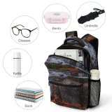 yanfind Children's Backpack Creek Outdoors  Bond Falls Waterfalls Trout United States River Waterfall Flora Preschool Nursery Travel Bag