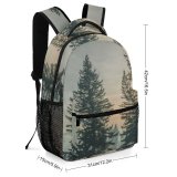 yanfind Children's Backpack Abies Flora Tree States  Snow Plant Idaho Fir Fog Free Preschool Nursery Travel Bag