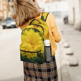 yanfind Children's Backpack Flower Dahlia  Plant Petal Vegetation Preschool Nursery Travel Bag