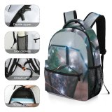 yanfind Children's Backpack  Bokeh Focus String Design Lights Preschool Nursery Travel Bag