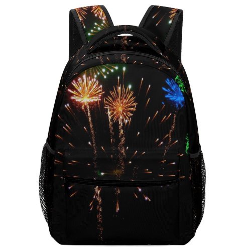 yanfind Children's Backpack Fireworks Nightshot Year Fte Midnight Festival Diwali Year's Eve Event Preschool Nursery Travel Bag