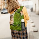 yanfind Children's Backpack Grass Pet Funny Outdoors Kitten Portrait Field Cute Little Cat  Whisker Preschool Nursery Travel Bag