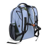 yanfind Children's Backpack Virginia Creeper Garden Insect Summer Dragonflies Damseflies Damselfly Net Winged Insects Preschool Nursery Travel Bag