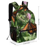 yanfind Children's Backpack Butterfly Insect Invertebrate Monarch Beauty Prairie Field Clover Preschool Nursery Travel Bag