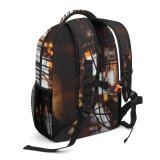 yanfind Children's Backpack Elegant Detail Dark Metal Design Decor Illuminate Lamp Grating Cage Cozy Nobody Preschool Nursery Travel Bag