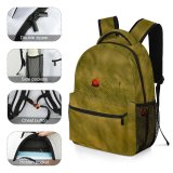 yanfind Children's Backpack Grass Landscape Focus Hayfield Lawn Field Windy Outdoors Flowers Flower Preschool Nursery Travel Bag
