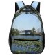 yanfind Children's Backpack Everglades River Preserve Park still Grass Pond Tranquility Rural Lake Plants Preschool Nursery Travel Bag