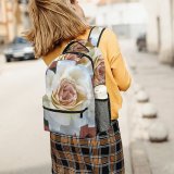 yanfind Children's Backpack Flora Petals Rose Bloom Flower Gold Preschool Nursery Travel Bag