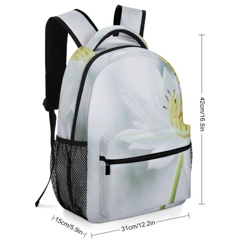 yanfind Children's Backpack Flora Petals Blooming Shift Field Garden Delicate Lily Depth Flower Preschool Nursery Travel Bag