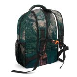 yanfind Children's Backpack Girl Forest Clouds Sunset Landscape Mountains Travel Leisure Alps Dock Foggy Outdoors Preschool Nursery Travel Bag