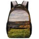 yanfind Children's Backpack Field Grassland Outdoors Countryside Farm Rural Meadow Pasture Scenery Ranch Grass Plant Preschool Nursery Travel Bag