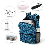 yanfind Children's Backpack Freshness Berries Delicious Dark Header Blueberries Fruits Juicy Summer Healthy Preschool Nursery Travel Bag