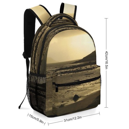 yanfind Children's Backpack Brandon County Kerry Ireland Coastline Beach Sea Dusk Castlegregory Maharees Ocean Preschool Nursery Travel Bag
