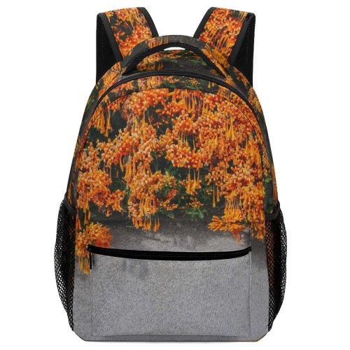 yanfind Children's Backpack Málaga Plant Pictures Tree Wall Flower Vegetation Maple Bush Preschool Nursery Travel Bag
