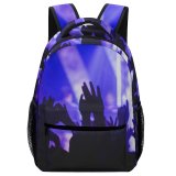 yanfind Children's Backpack  Entertainment Silhouettes Dark Illuminated Lights Performance Hands Crowd Audience Event Musician Preschool Nursery Travel Bag
