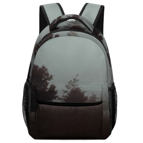 yanfind Children's Backpack Fog Outdoors Mist Scarborough Toronto  Tree HQ Widescreen Autumn Fall Morning Preschool Nursery Travel Bag