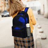 yanfind Children's Backpack Fish Jelly Texture Ocean Aquarium Brest France Oceanopolis Jellyfish Bioluminescence Electric Cnidaria Preschool Nursery Travel Bag
