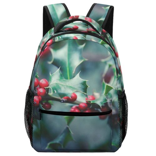 yanfind Children's Backpack  Berries Plant Branch    Still Garden Fruits Leaves Flora Preschool Nursery Travel Bag