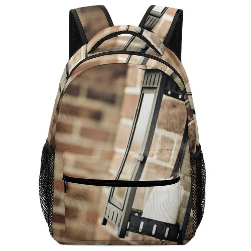 yanfind Children's Backpack Glass Metal Hanging Bricks Outdoors Lamp Walls Brick Wall Exterior Preschool Nursery Travel Bag