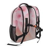 yanfind Children's Backpack Flower Plant  Dahlia Rose Petal Geranium Peony Abstract Macro Pedals Purple Preschool Nursery Travel Bag