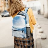 yanfind Children's Backpack Landscape Arctic Frost Pictures Winter Outdoors Snow Alps  Free Cloudy Preschool Nursery Travel Bag