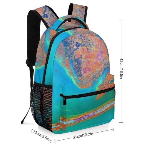 yanfind Children's Backpack Leaf Plant River Kansas  Above Outdoors Abstract Milford Free Fjord Preschool Nursery Travel Bag