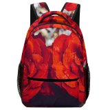 yanfind Children's Backpack Flora Petals Blooming Roses Outdoors Bloom Flowers Preschool Nursery Travel Bag