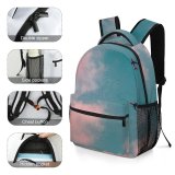 yanfind Children's Backpack Aeroplane  Airplane Clouds  Aircraft Plane Technology Travel  Transportation Outdoors Preschool Nursery Travel Bag