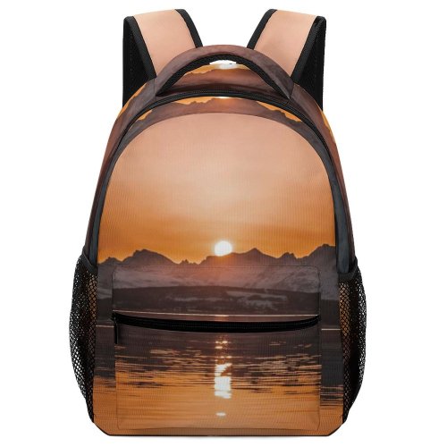 yanfind Children's Backpack Iphone  Sunset Sunrise Dawn Scenic Free Samsung  Sea Landscape Dusk Preschool Nursery Travel Bag