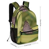 yanfind Children's Backpack Butterfly Insect Invertebrate Phukuok Fauna Flower Beauty Grey Preschool Nursery Travel Bag