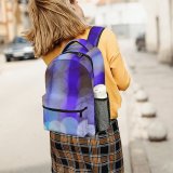 yanfind Children's Backpack  Bokeh Blurred Purple Blurry Violet Round Lights Defocused Circles Spheres Preschool Nursery Travel Bag