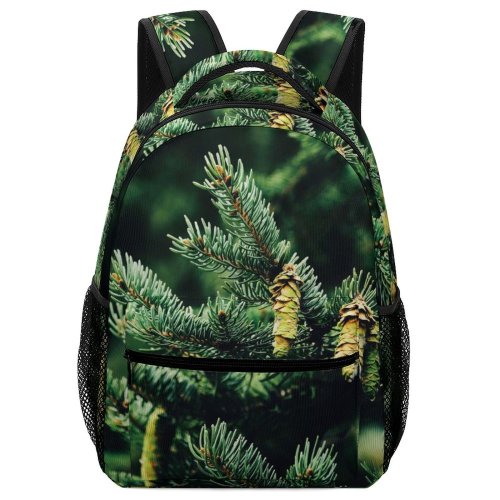 yanfind Children's Backpack Dnipro Abies Pine Invertebrate Plant Forest Domain Spruce Fauna Insect Needles Preschool Nursery Travel Bag