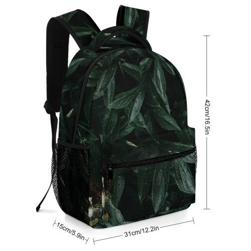 yanfind Children's Backpack  Acanthaceae Flower Plant Leaf Atmospheric Sky High Moody Airplane Grass Plants Preschool Nursery Travel Bag
