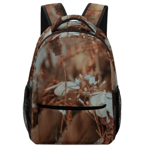 yanfind Children's Backpack Grass Cardboard Plant Outdoors Dried Flowers Dry Flower Withered Preschool Nursery Travel Bag