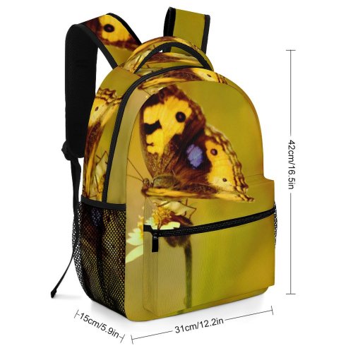 yanfind Children's Backpack Bee Honey Insect Invertebrate Plant Pollen Butterfly Monarch Creative Commons Preschool Nursery Travel Bag