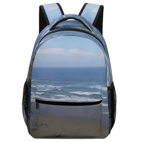 yanfind Children's Backpack Cliff Outdoors Promontory Ruta Del Spondylus Montaita Ecuador Grey Preschool Nursery Travel Bag