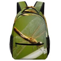 yanfind Children's Backpack Fly Twigs Camouflage Twig Leaves Dry Leaf Dragonflies Flies Preschool Nursery Travel Bag