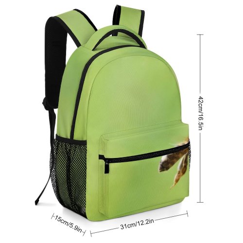 yanfind Children's Backpack Bee Insect Honey Invertebrate Tyrol Italien Apidae Organism Super  Alone Busy Preschool Nursery Travel Bag