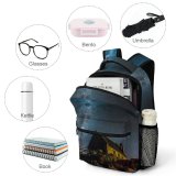 yanfind Children's Backpack Dark Astrology Landscape Evening Space Astronomy Outdoors Scenic Starry Constellation Constellations Preschool Nursery Travel Bag